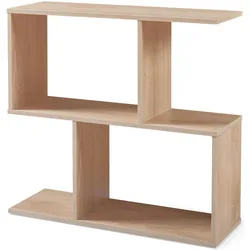 En.Casa, Nachttisch, Beistelltisch Koxjö 57x60x20 cm Eicheoptik
