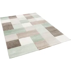 Pergamon, Teppich, Designer Teppich Maui Pastell Karo (120 x 170 cm)