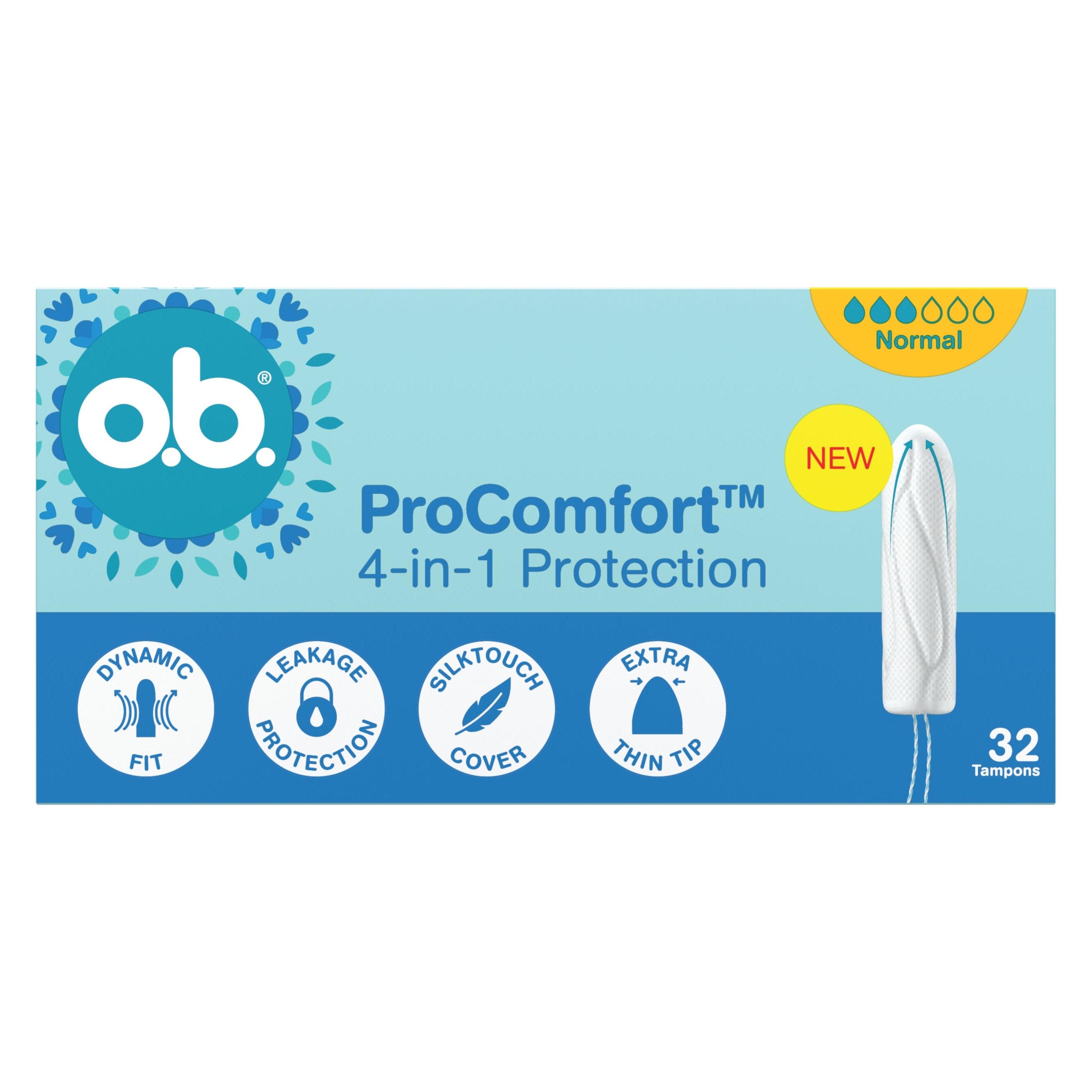 o.b. OB Tampons ProComfort Normal Karton 32 (32x, Normal) (90925700)