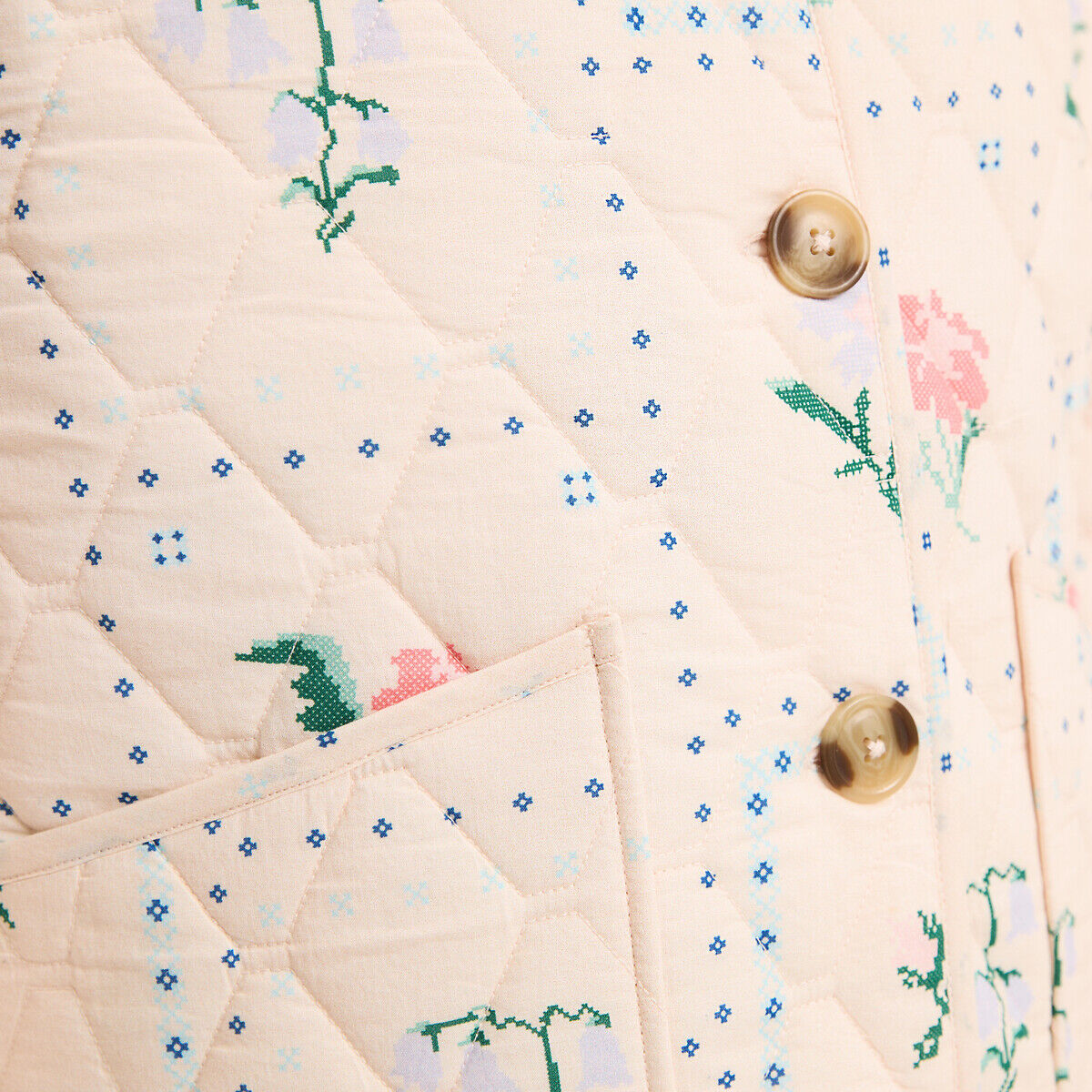 LA REDOUTE COLLECTIONS Veste matelassée imprimé floral