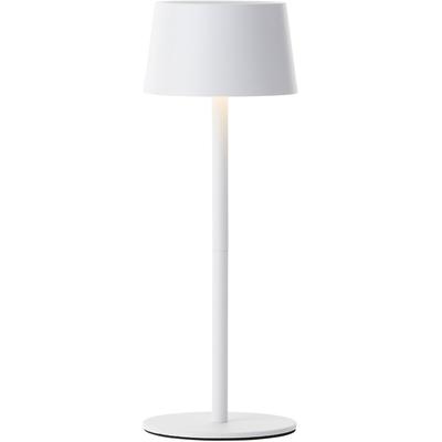 BRILLIANT LED Außen-Tischleuchte "Viani", weiß, 1, Ø 9cm H: 25cm, 1 Stk., Leuchten, Kabellos, Solar & USB, H 25 cm, 170 lm, höhenverstellbar, 3000 K