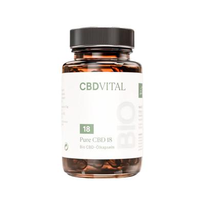 CBD Vital Pure 18 Kaps Bio 60 St Kapseln