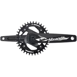 Miranda Kettenradgarnitur Modular MRTB Chainflow 3D 36 Zähne schwarz