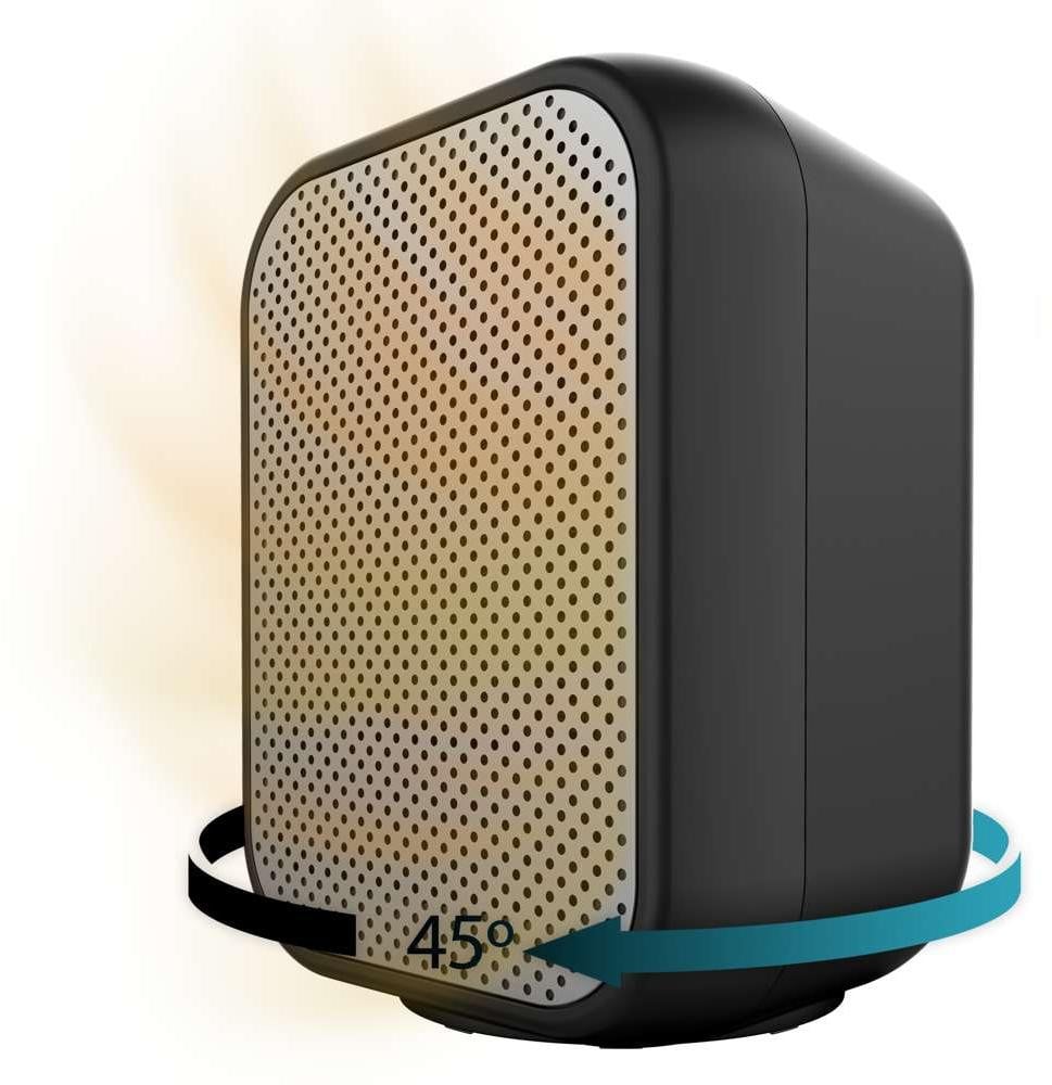 Cecotec ReadyWarm 1500 Max Ceramic Rotate Keramische verwarming, Zwart, 1500W