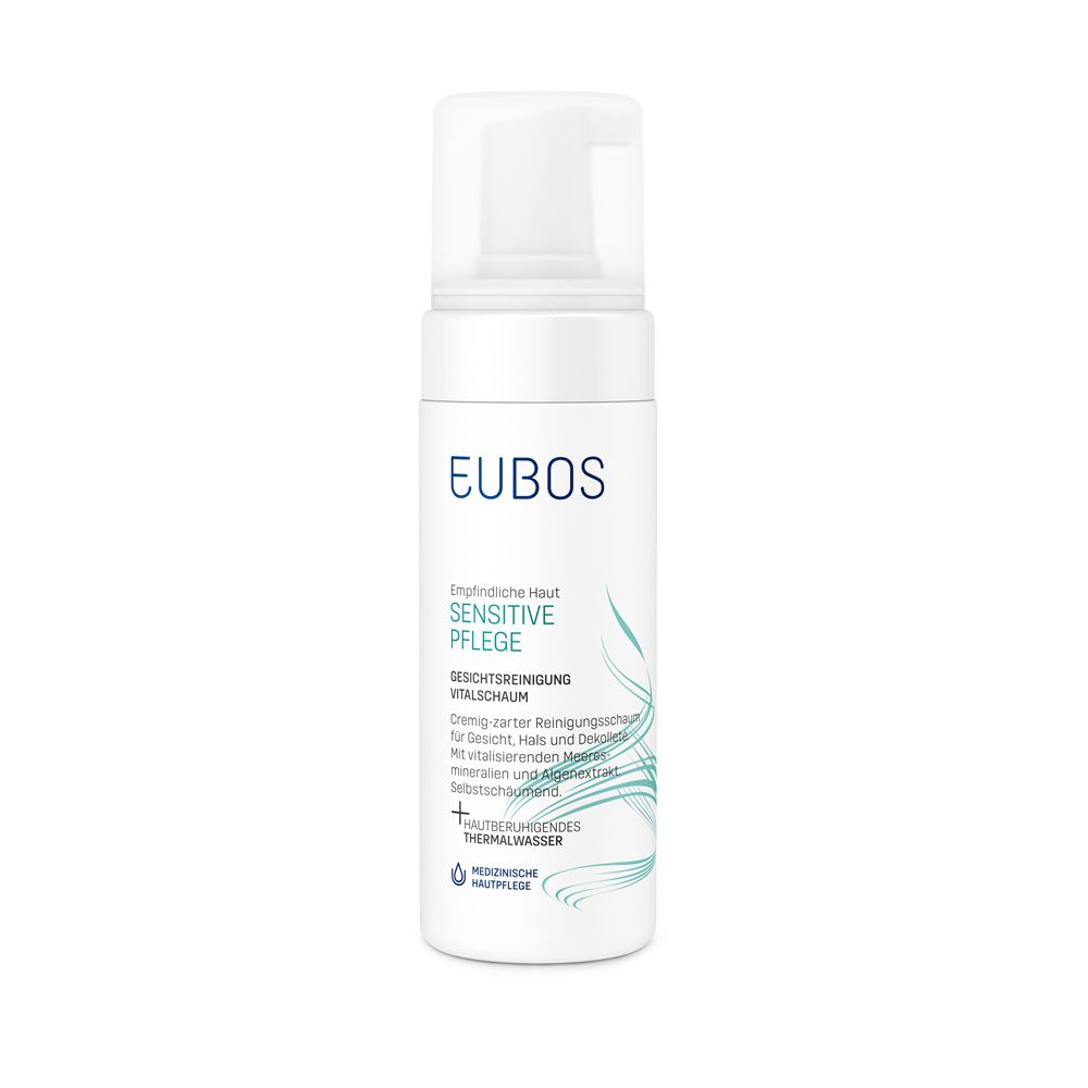Eubos Sensitive Pflege Vitalschaum Gesichtsreinig. 150 ml Schaum