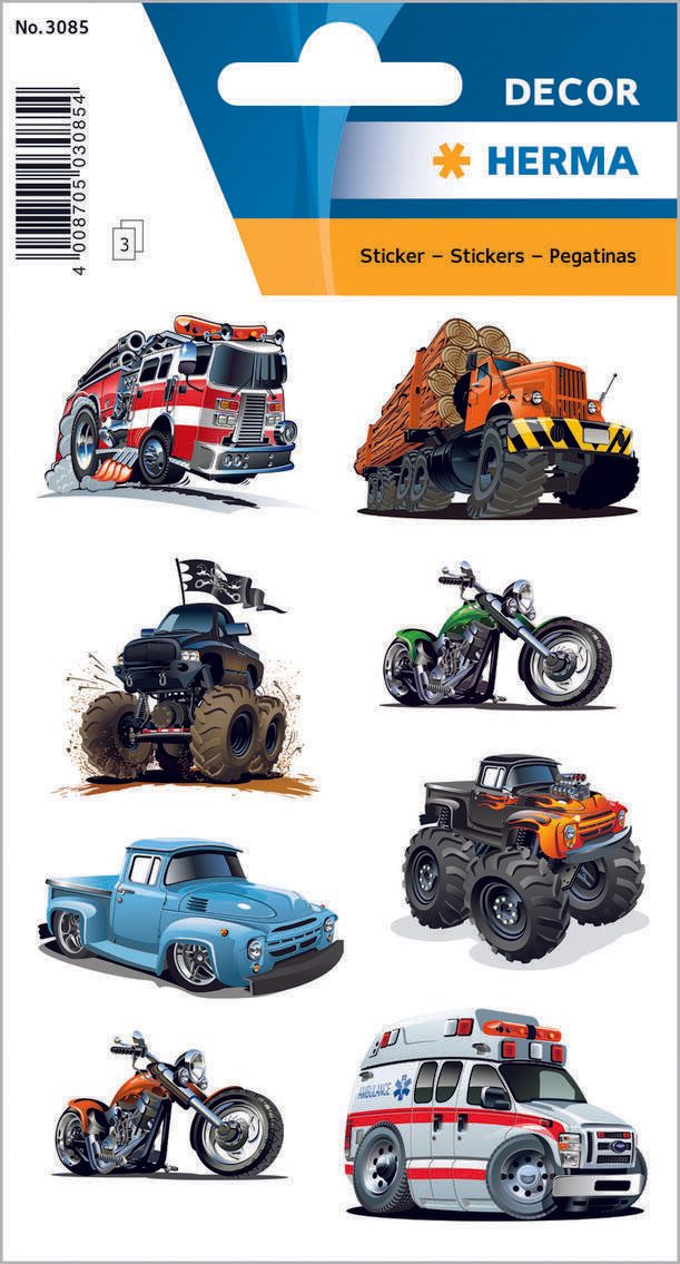 HERMA Aufkleber American Cars 3085