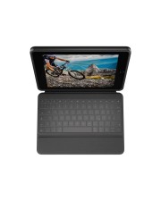 Logitech Rugged Folio Tastatur und Foliohülle Apple Smart connector Pan-Nordic für 10.2-inch iPad 7. Generation 8. Protective keyboard case for 7th gen Dansk/ Norsk/ Svenska/ Suomalainen Qwerty (920-009318)