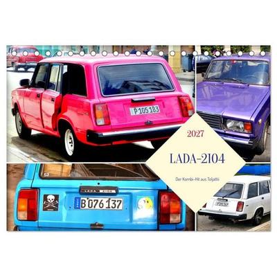 LADA-2104 - Der Kombi-Hit aus Toljatti (Tischkalender 2027 DIN A5 quer), CALVENDO Monatskalender