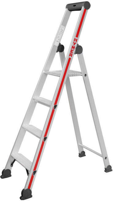 Escabeau simple avec plate-forme, 4 marches Hymer (402604)