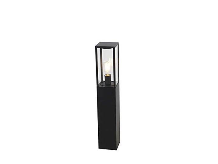 QAZQA charlois - Lampe sur pied extérieur - 1 lumière - L 14 cm - Noir - Rustique - éclairage extérieur