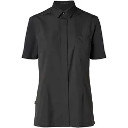 Damenbluse "PIQUE KA" - XS - schwarz