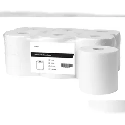 All Care Putzrollen midi | Zellstoff | 1-lagig | 20 cm | 300 Meter | 6 Rollen