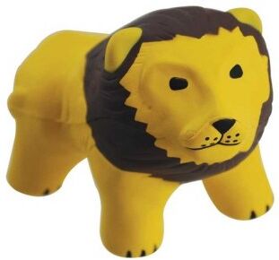 Antistress Leone Leone   Poliuretano 8x6.3x11.2 cm   Giallo Realistico Personalizzate o neutre
