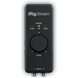 IK Multimedia iRig Stream (AudioWire), Audio Interface, Schwarz