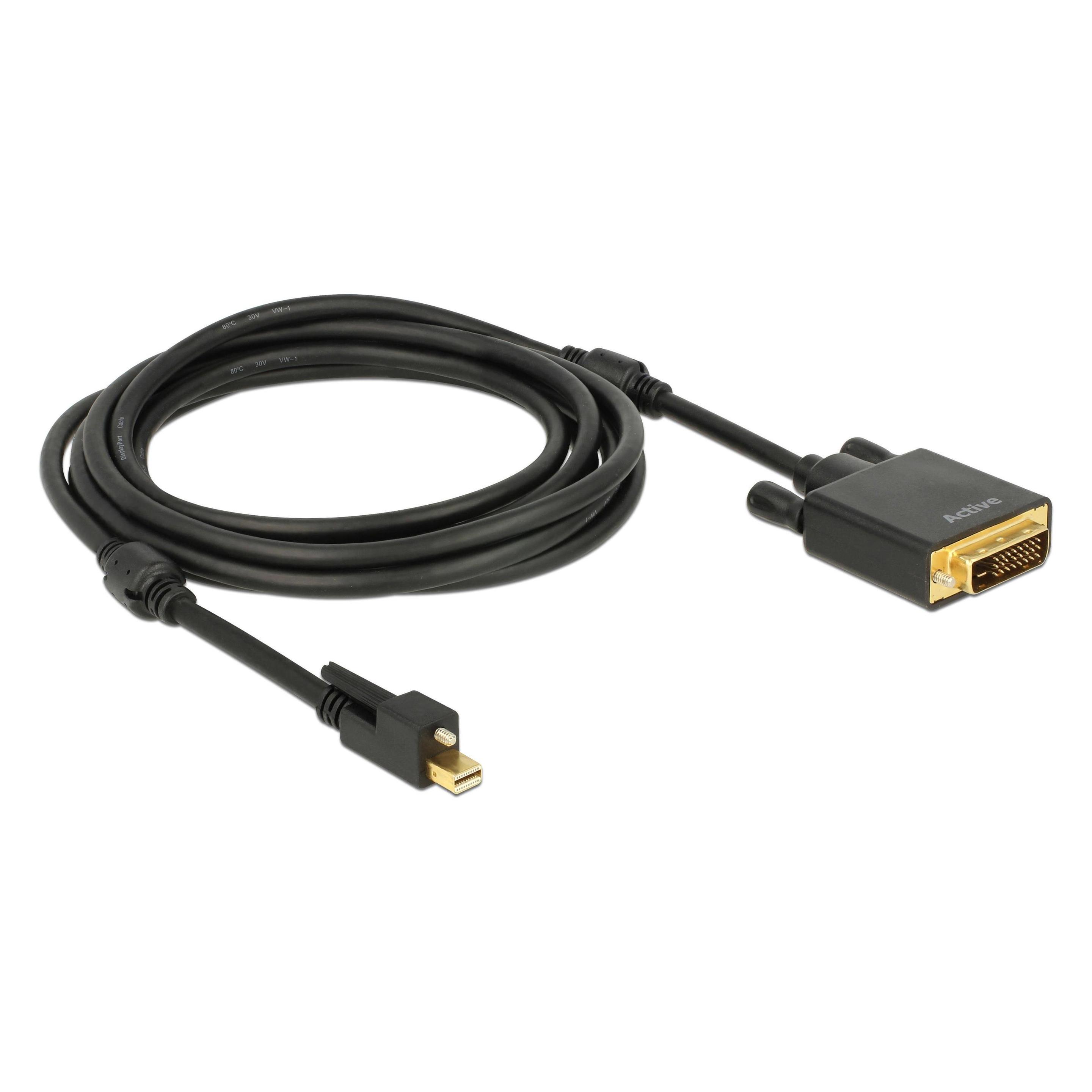 Delock Mini DisplayPort - DVI (3 m) (83727)