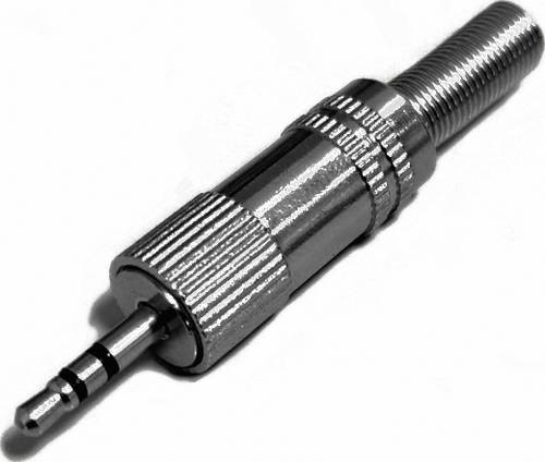 BKL Electronic 1107022 Klinken-Steckverbinder 2.5mm Stecker, gerade Polzahl: 3 Stereo Silber