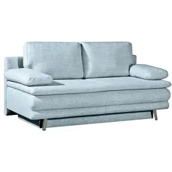 Schlafsofa Beat Stoff Blau Türkis