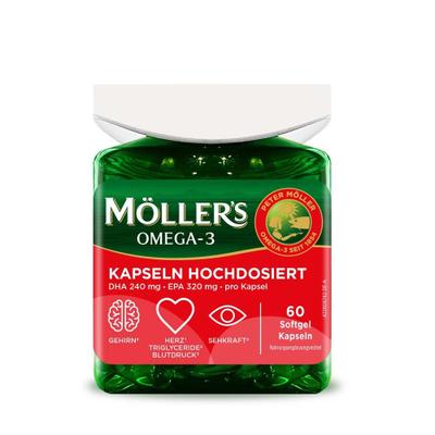 Möller's Omega-3 Kapseln hochdosiert 60 St