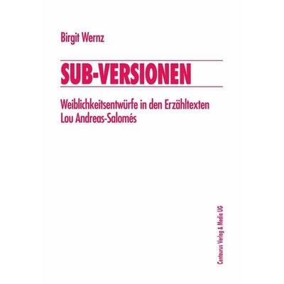 Sub-Versionen, Taschenbuch von Birgit Wernz, Centaurus Verlag & Media, 978-3-8255-0152-5