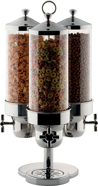 Yegam Distributore cereali triplo con dosatore 3,7 l