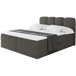 BOXBETT mit Matratze H3 - NINA - 120x200 cm - Grau