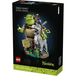 LEGO Shrek, Esel und Der Gestiefelte Kater (72423, LEGO Icons)
