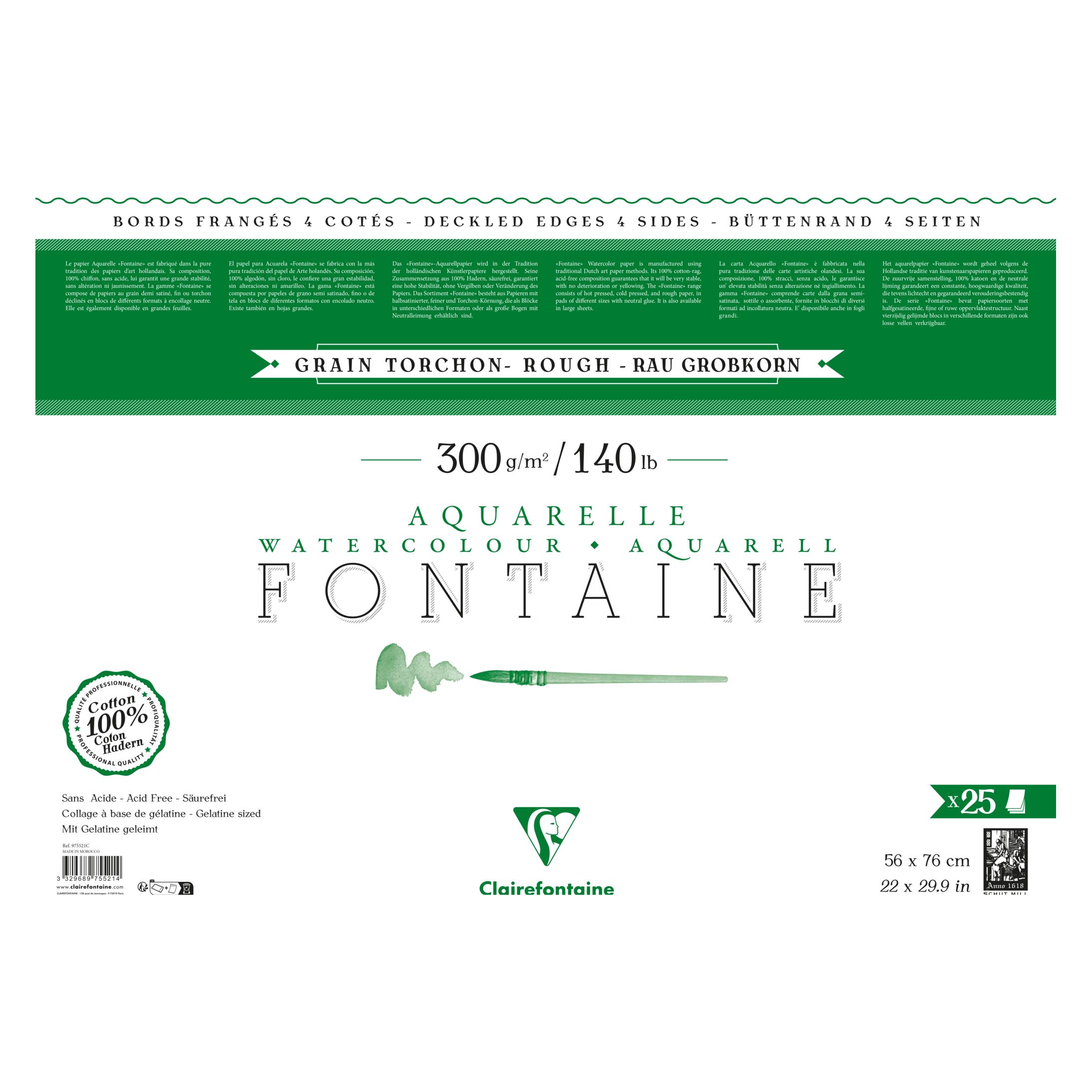 Clairefontaine Fontaine-Papier (300 g/m², 25x) (975521C)