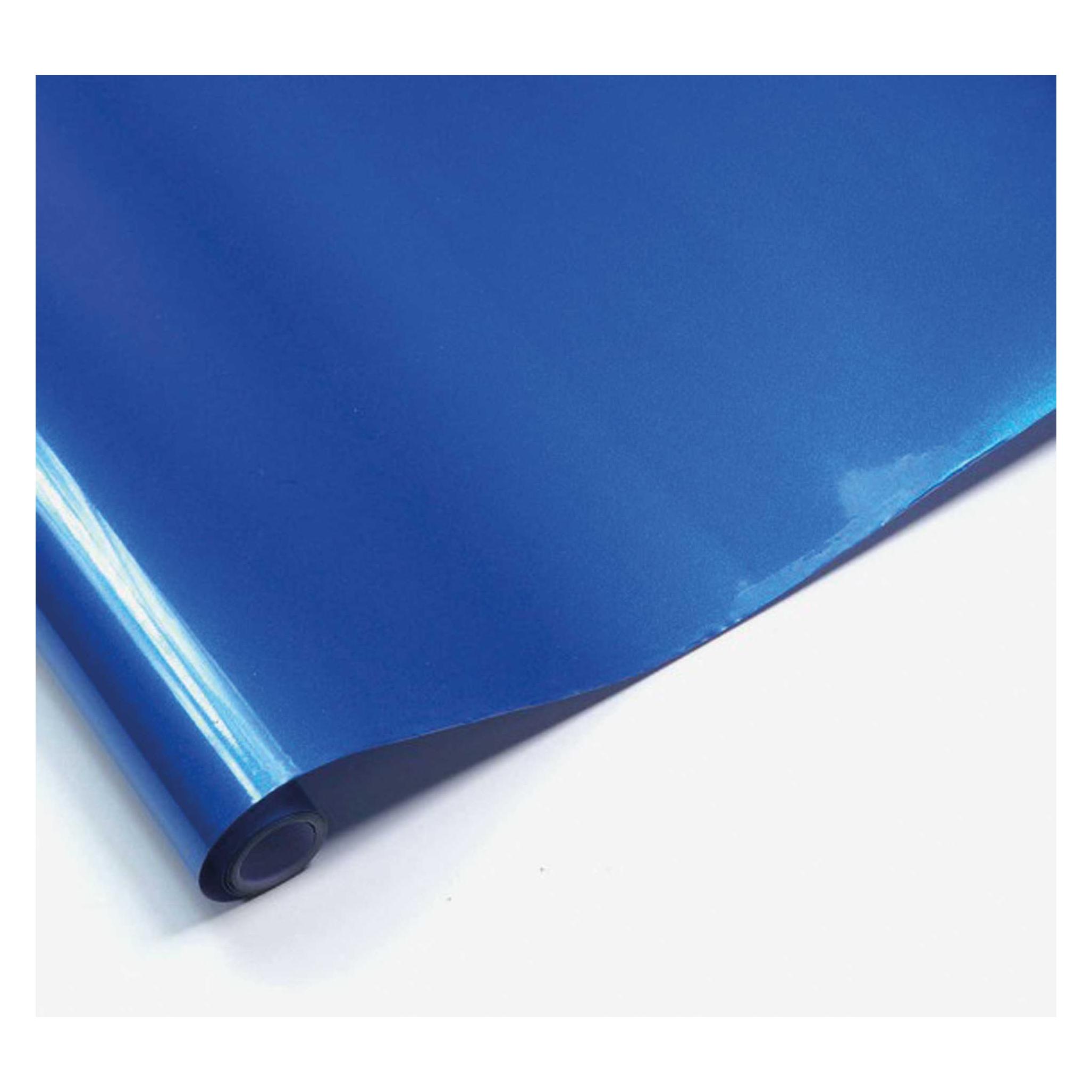 Planet-Hobby Bügelfolie Metallic Blau 10 Meter (FL-030-2-10m)