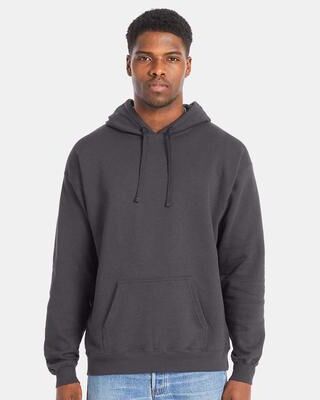 Hanes RS170 Perfect Sweats Hooded Sweatshirt in Smoke Grey size 2XL   Cotton
