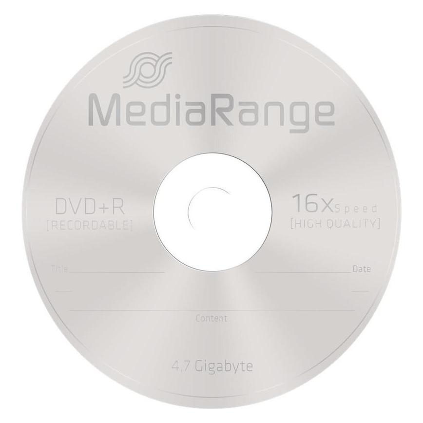 MediaRange MR453 - DVD+R 16x, Cake10 (10x) (MR453)