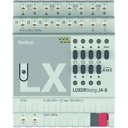 Theben 4800451 Jalousieaktor LUXORliving 4-fach LUXORliving J4-6