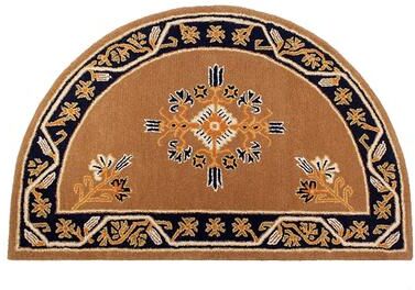 "Achla Designs Jardin Half Round Hearth Rug, 44 Inch Long - 3'6"""