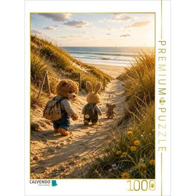 CALVENDO Puzzle Der Küstenpfad | 1000 Teile Lege-Größe 64x48cm Foto-Puzzle für glückliche Stunden