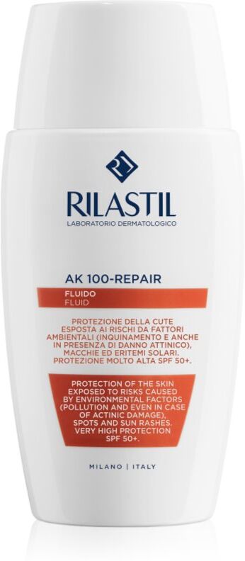 Rilastil AK 100-Repair fluide protecteur pour peaux sensibles sujettes aux rougeurs SPF 50+ 50 ml
