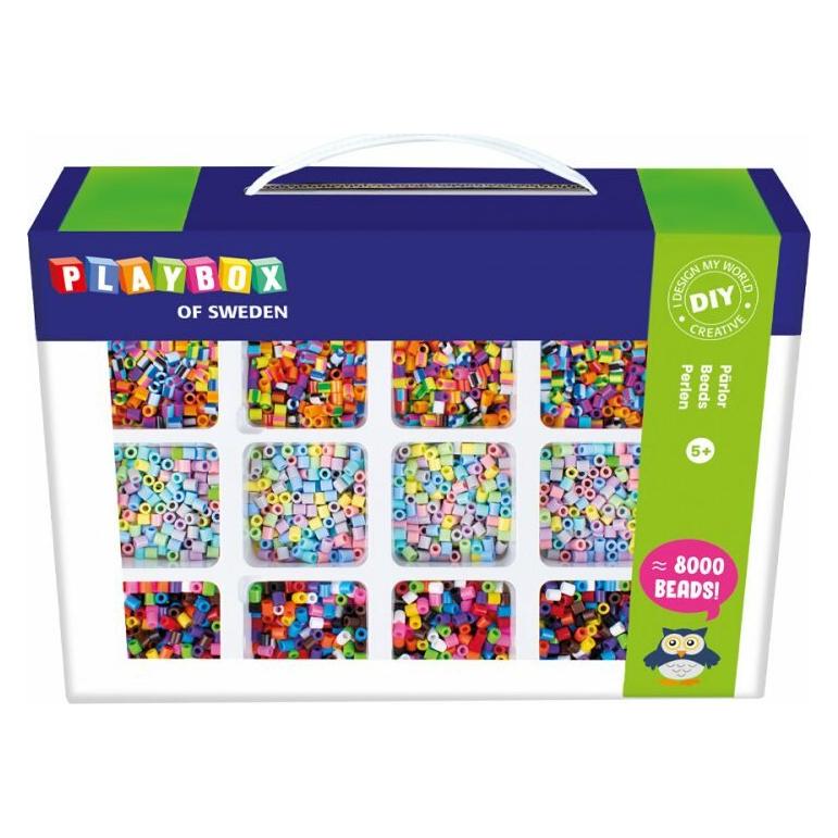 Playbox Bügelperlen Mega Set 8000Stück (2456378)