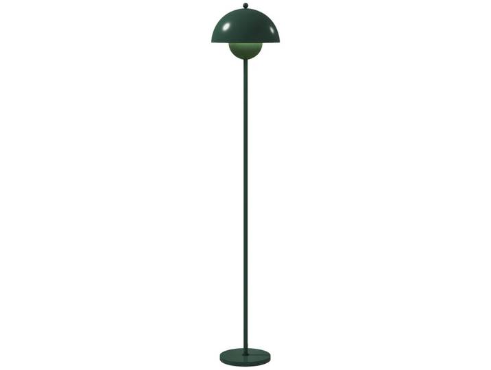 Oxeza Stehleuchte 30/30/155 cm Grün mit rundem Schirm, E27 Fassung, Metall, Mode, Rechteckig, 30x155x30 cm, Lampen & Leuchten, Innenbeleuchtung, Stehlampen