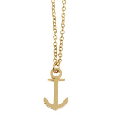 Kette ohne Anhänger ADELIA´S "Halskette mit Anhänger – aus Edelstahl", gold, Halsketten, Damen, 48cm, Edelstahl, Eine schöne Geschenkidee für jeden Anlass