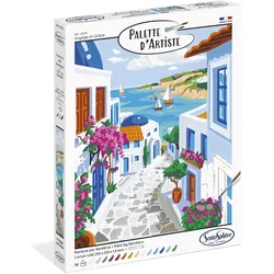 Sentosphere PALETTE D ARTISTE VOYAGE EN GRECE (FR-DE-IT-EN-ES-NL-PT)