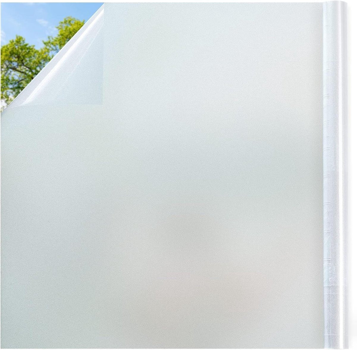 Matglas raamfolie Wit - Privacyfolie ondoorzichtig - 75 x 200 cm