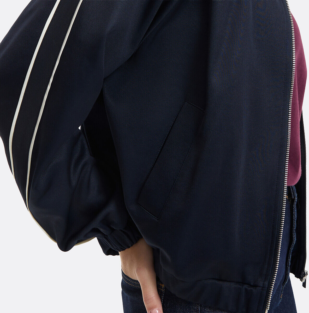 LA REDOUTE COLLECTIONS Sweat zippé, col polo