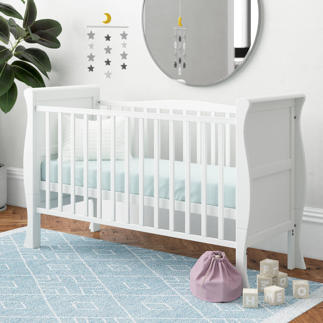 Mack + Milo Bernhardt 2 Cot Bed White Standard