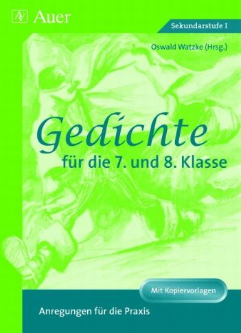 Haase, Klaus C - Gedichte für die 7. und 8. Klasse: Anregungen für die Praxis - Preis vom 05.10.2026 03:47:11 h
