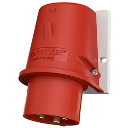 Mennekes 3523 Phasenw Wandstecker 32A5p6h400V IP44