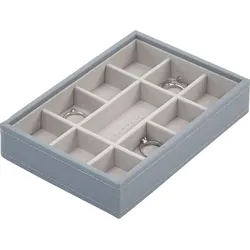 Stackers Schmuckkästchen mini 11-Fächer graublau