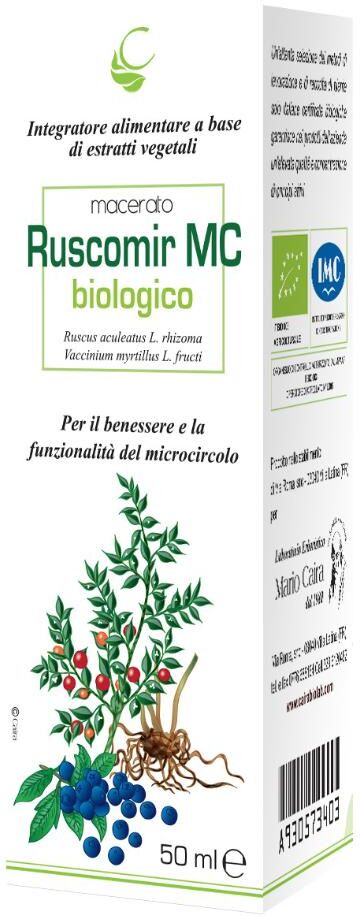 CAIRA LABORATORIO ERB. SA. Srl MACERATO RUSCOMIR BIO GTT 50ML