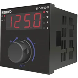 Emko Temperaturregler mit Drehregler 24VAC/DC sal Sensoreingang, Thermostat