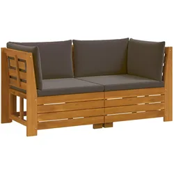 vidaXL, Gartenlounge, Ralonberg (2x Eckelement)