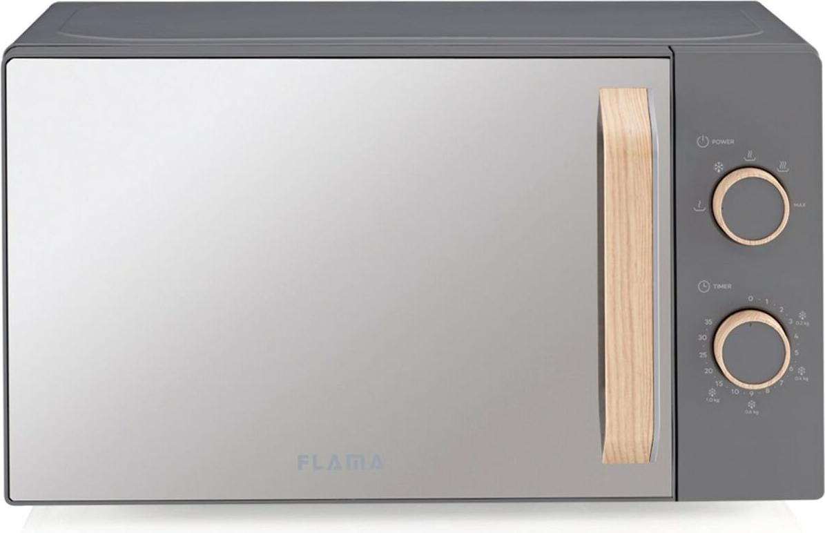 Flamatech Flama 1832FL Vrijstaande magnetron, 20 liter, 700 watt, Grijs