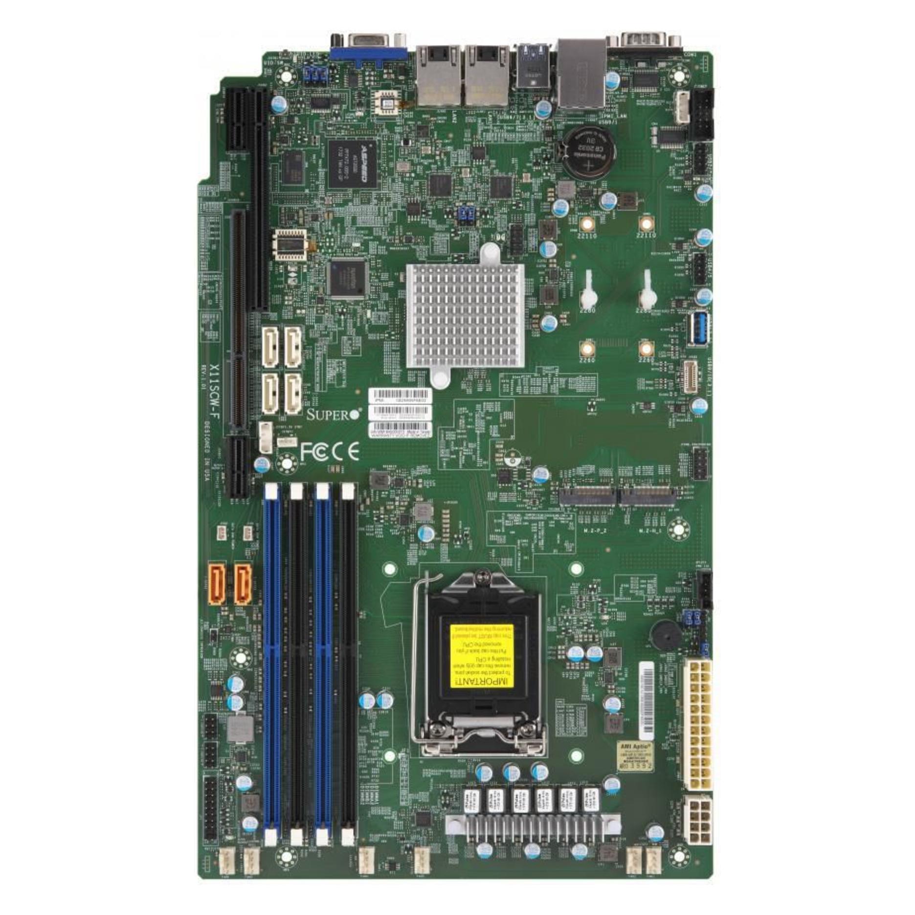Supermicro X11SCW-F: LGA1151 (LGA 1151, Intel C246) (MBD-X11SCW-F)