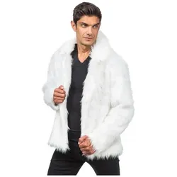 Chaks Jacke - Kunstfell: Weiss (XXL)